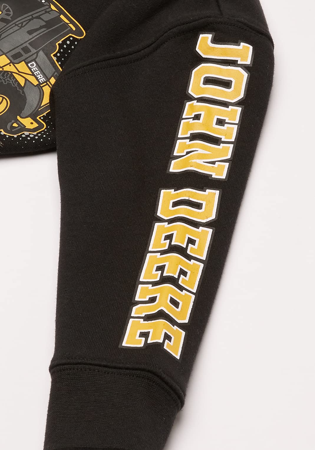 John Deere Baby Boys Fleece Zip Hoody Hooded Sweatshirt, Black, 2-3T Us