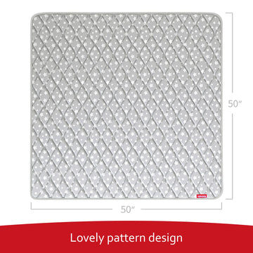 Baby Play Mat 50 ' X 50 ' Fit For Todale Baby Playpen, Premium Foam Mat Non-Slip Cushioned Baby Playpen Mat For Playing, Grey