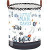 XHWZOF Car Themed Room Decor Laundry Basket, Kids Vintage Car Nursery Hamper,Tire Toy Box for Boys,Collapsible Clothes Book Orga
