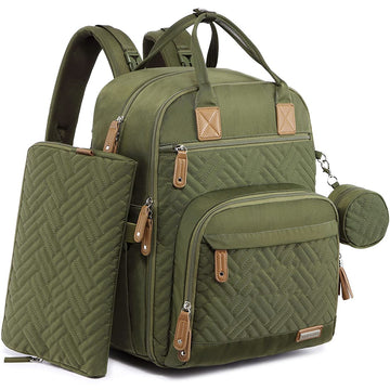 Iniuniu Diaper Bag Backpack, Large Unisex Baby Bags For Boys Girls, Waterproof Travel Back Pack With Diaper Pouch, Washable Chan