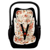 TANOFAR Infant Car Seat Head Support, Soft Baby Carseat Head & Body Support, Flower Baby Car Seat Insert Cushion for Newborn Boy