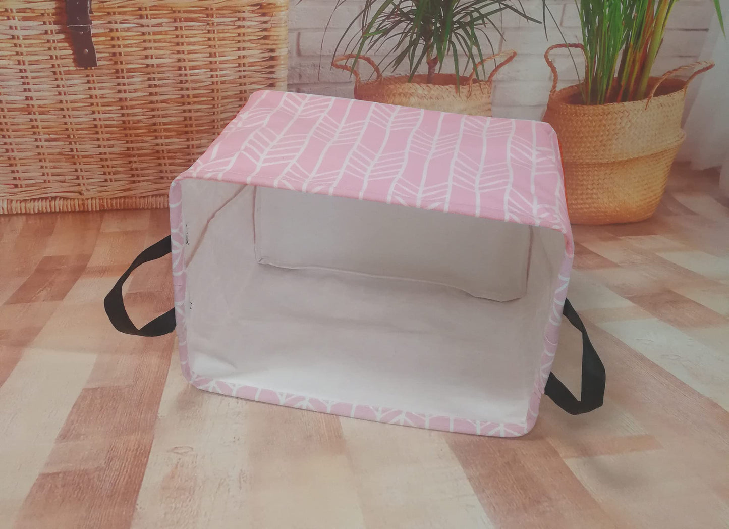 Vaivusto Rec Toy Box Chest Kids Hamper Storage Basket Collapsible Organizer Bin Gift Baskets For Home/Dorm/Kitchen/Pet/Office/Cl