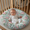 Babrukda Pink Boho Hibiscus Newborn Lounger Pillow Cover Infant Removable Snugly Fit Infant Lounger Slipcover for Baby Nursing P