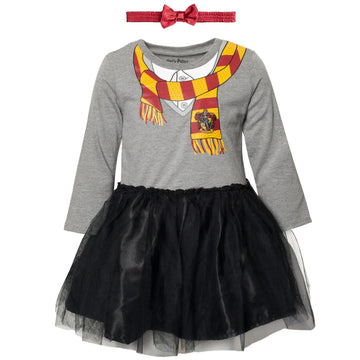 Harry Potter Hermione Newborn Baby Girls Dress And Headband Baby Bodysuit With Headband 3-6 Months