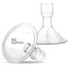 Maymom MyFit 15 mm Shields; Compatible with Medela Breast Pump- PersonalFit, Freestyle, Harmony, Maxi, Freestyle Flex Connector;