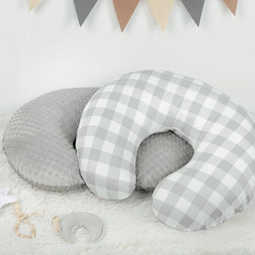 2 Pack Nursing Pillow Covers, Dayeeball Removable Nursing Covers For Breastfeeding Pillows, Stretchy And Soft Breastfeeding Pill