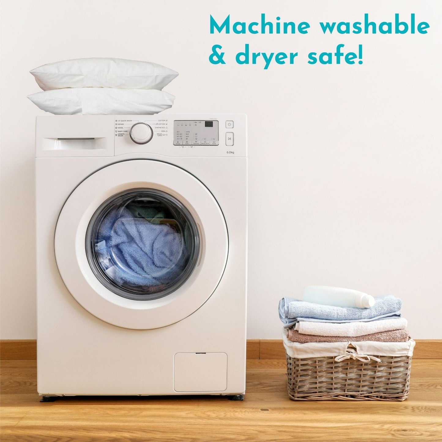 Little Sleepy Head Youth Pillow With Pillowcase 16X22, Soft Jumbo Toddler Pillow, Kids Pillow & Hypoallergenic Pillow Case - Bes