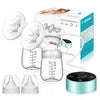 Muocobu Electric Breast Pump, Breast Pump Electric Breastfeeding Pump 3 Modes 10 Levels Dual Rechargeable Nursing Double Breast