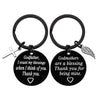 Xiahuyu Godparents Gifts From Godchild Godmother Gifts Godfather Keychain Christening Gifts For Godmother Godfather First Commun