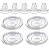 5Pack Silicone Duckbill Valve & 4Pack Silicone Diaphragm Compatible With S9 / S12 / S9Pro / S12Pro Wearable Breastpump, Electric