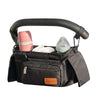 WUUTER Stroller Organizer with Cup Holder Detachable Wristlet Large Capacity Baby Stroller Bag for Mom, Fits Uppababy, Baby Jogg