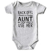 Azzwnee Crazy Aunt Baby Boy Clothes Unisex Funny Baby Girl Baby Bodysuit Gray 3-6 Months
