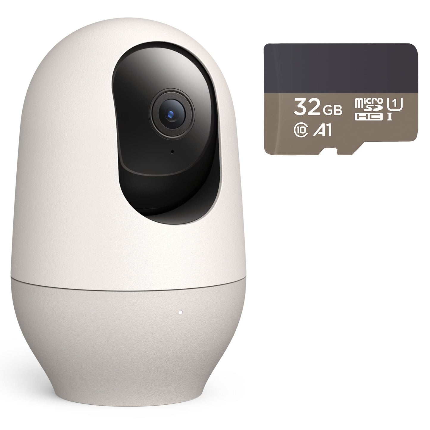 Nooie Baby Monitor With Sd Card,Baby Monitor With Camera 360 Camera, Wifi Baby Cam With Phone App, Ai Motiontracking And Sound D