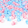200 Mini Pacifiers Baby Shower Game Boy, 0.86 Plastic Pacifiers Baby Shower Game, Bulk Baby Shower Pacifiers For Gender Reveal B