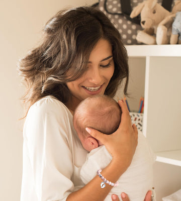 Tony & Sandy New Mom Gifts For Women, Mom To Be Gift, First Time Mom Gifts, Pink Bracelet Mommy Mother To Be Gifts For 1St Time