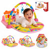 Zivvy Pink Play Gym For Babies 0 To 18 Months | Play Mat With Tummy Time Hanging Toys For Newborn | Floor Mat For Kids Playing |