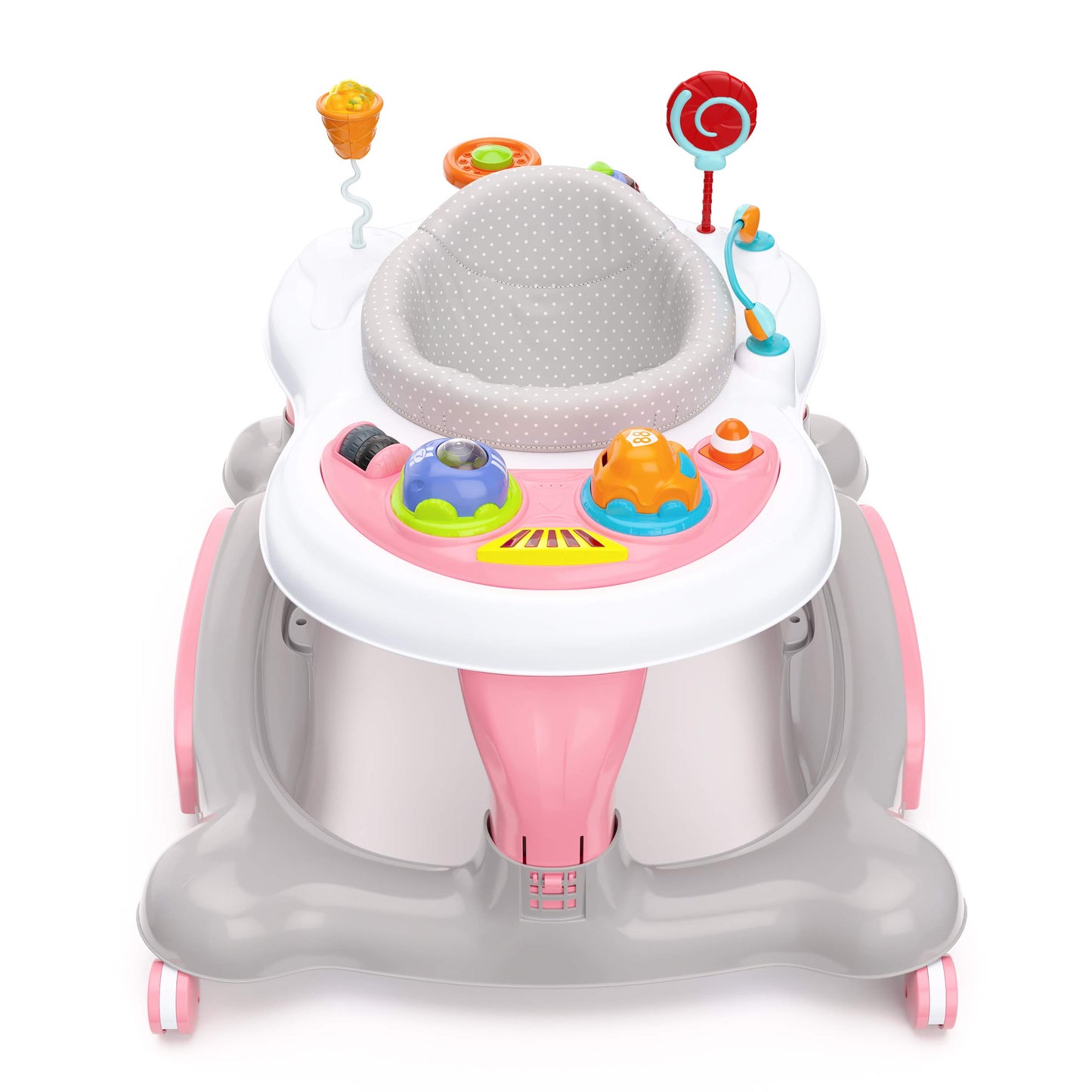 Storkcraft 3-In-1 Activity Walker And Rocker With Jumping Board And Feeding Tray, Interactive Walker For Toddlers And Infants, P