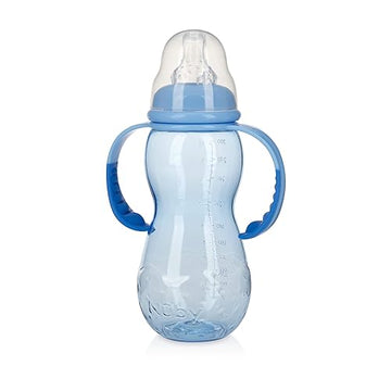 Nuby 80386 New 3 Stage Ultra Durable Tritan Grow With Me No-Spill Bottle To Cup, 10 Oz