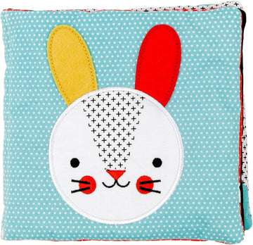 Baby Bunny Organic Soft Book and Teether Set