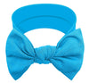 Babygiz Baby Girl Headbands-Infant,Toddler Cotton Handmade Hairbands With Bows Child Hair Accessories (Blue)