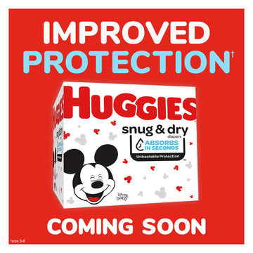Huggies Snug & Dry Baby Diapers, Size 3, 168 Ct