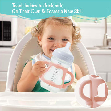 Vanpet Baby Bottle Handles For Avent Natural, Easy-Grip Transitional Sippy Cup Handles, Compatible With Philips Avent Natural Ba