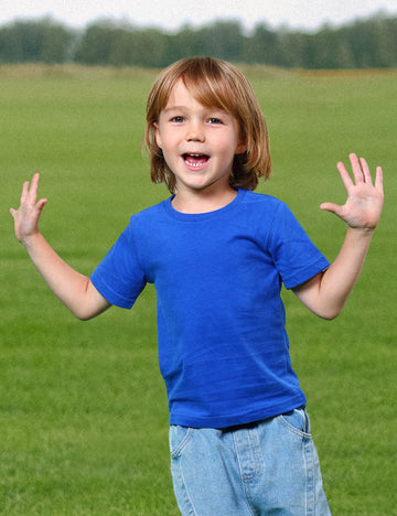 Cosland Toddler Baby Basic Plain Tee, Blue, 3T