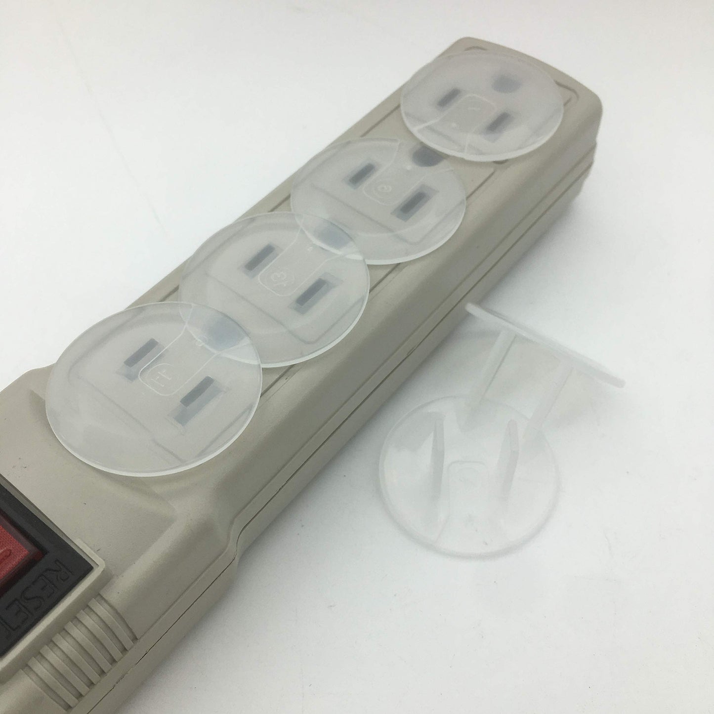 38 Pieces Clear Outlet Covers Baby Proofing - Vmaisi Electrical Safety Childproof Plug Protector - (Clear, 38 Pack)