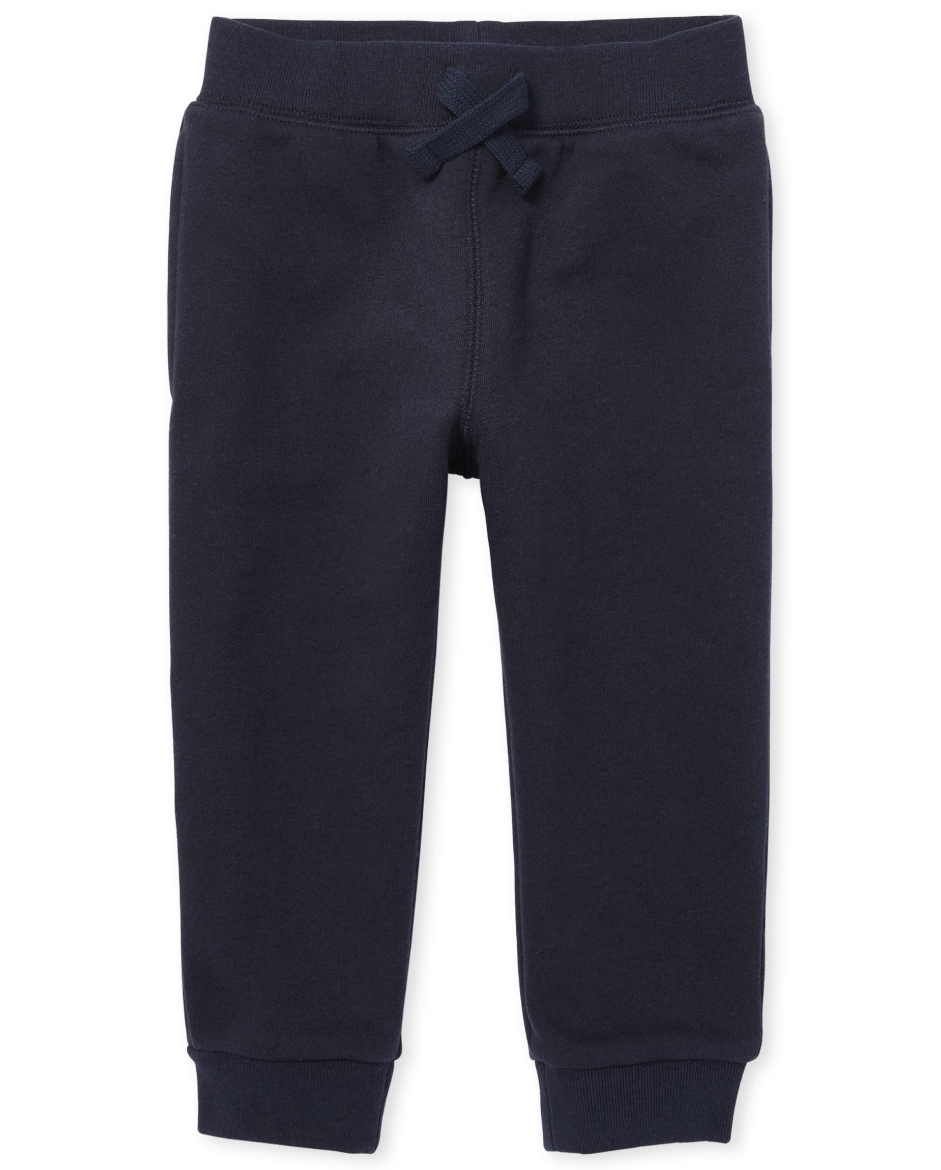 The Children'S Place Baby Toddler Boys Active Fleece Jogger Pants, New Navy Single, 2T