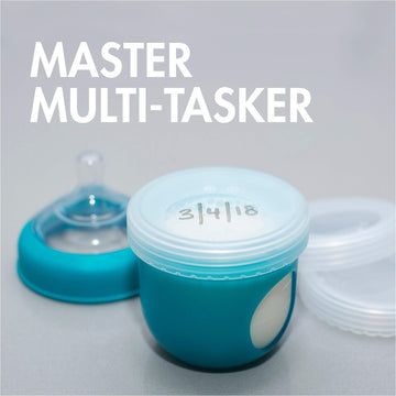 Boon Nursh Breast Milk Storage Lids - Made For Boon Nursh Bottles - Lids For Formula Travel Container - Breastfeeding Essentials