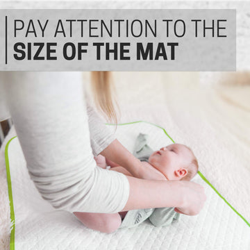 Portable Changing Pad - Waterproof Baby Changing Mat - Large Size 25.5 X31.5 - Foldable Wipeable Diaper Changing Pad - Chang