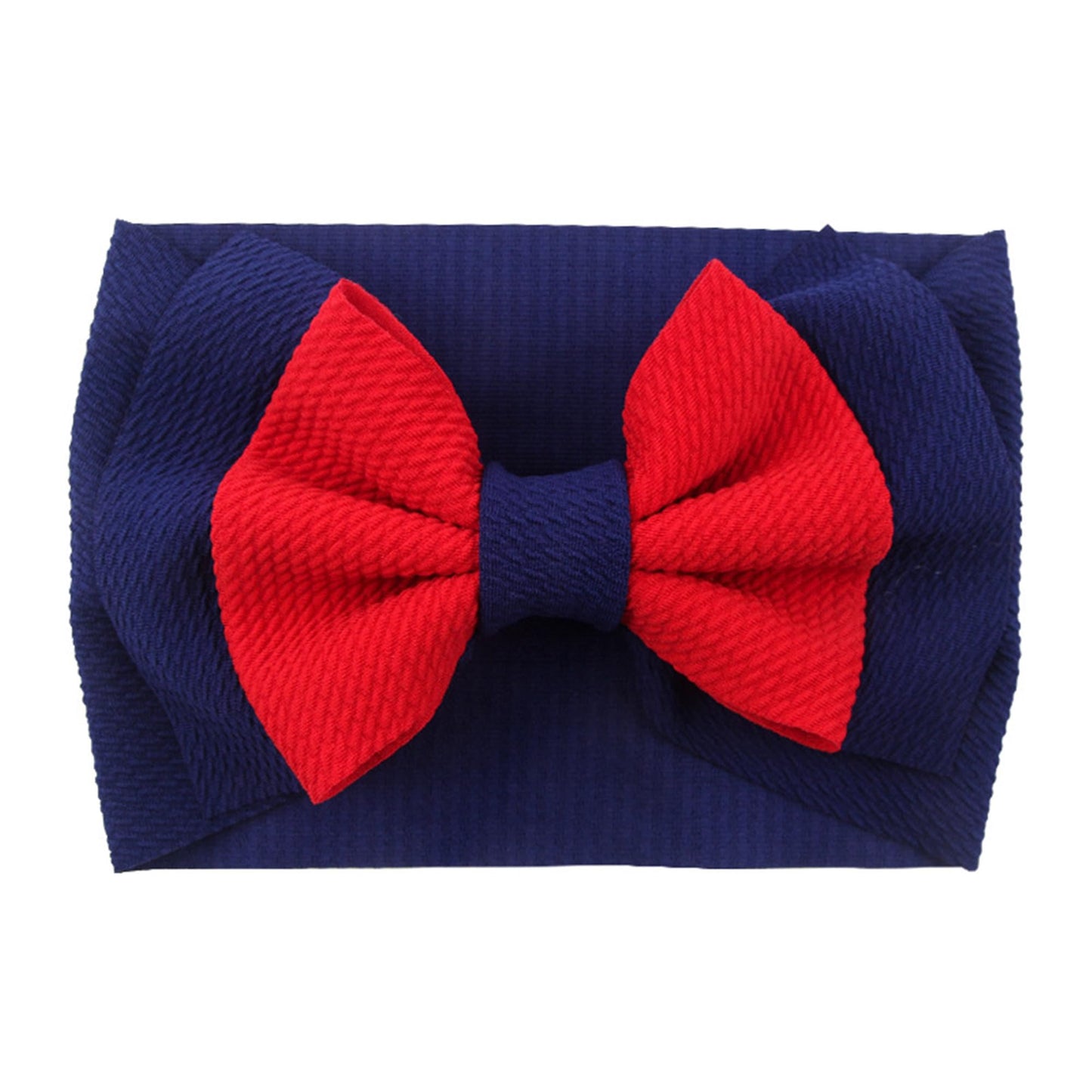 Lddcx Bows For Baby Girls Headband, Newborn Bows Headbands Baby Hair Bows Hairbands Hair Accessories.(Fd104) (Green Red Navy Blu