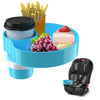 Kids Car Seat Tray, Travel Tray with Cup Holder for Toddler Baby, Kids Car Seat Food Snack Organizer for Road Trip, Stroller sna