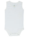 Cbobaby Sleeveless Bodysuits For All Ages (White, 7)