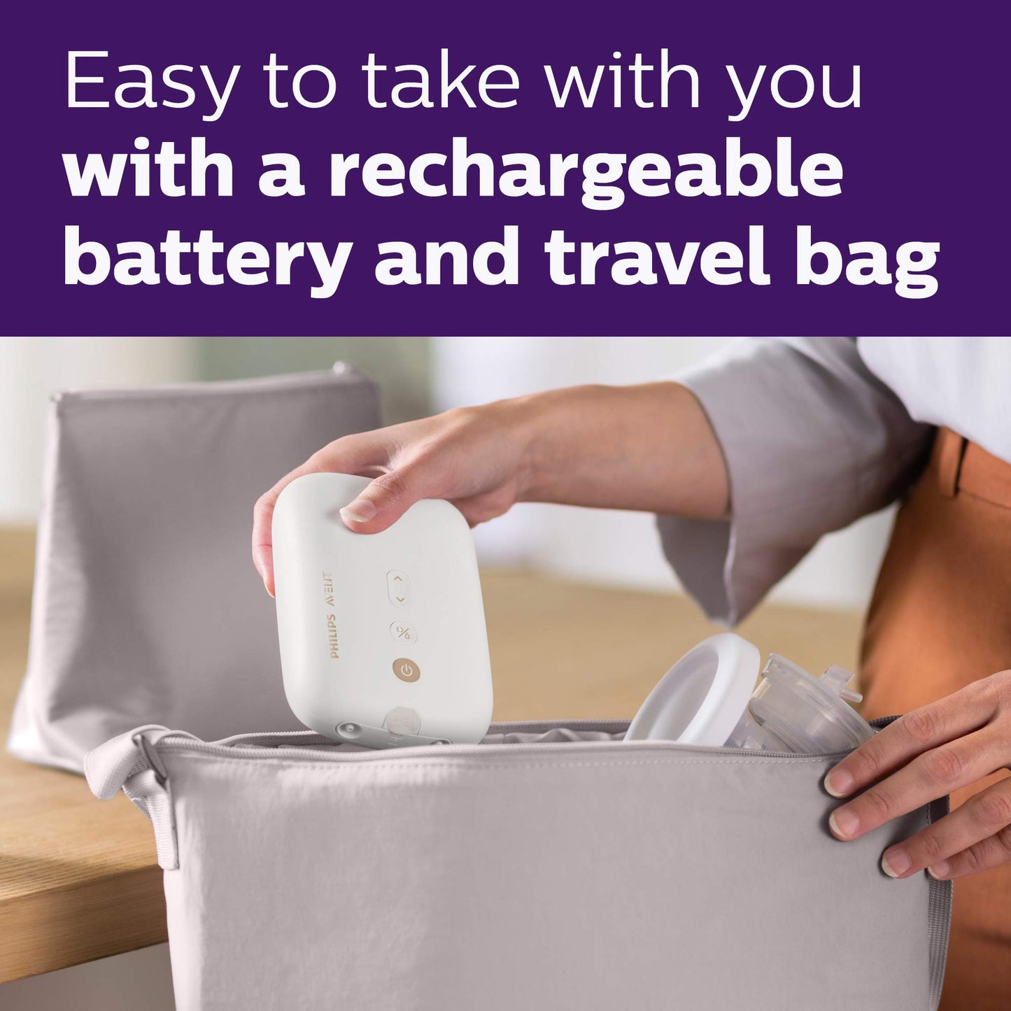 Philips Avent Double Electric Breast Pump Advanced, With Natural Motion Technology, With Clear Natural Response Baby Bottles, Wh