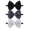 Yanjie Halloween Bows For Baby Girls Elastic Nylon Headbands Toddler Girls Spider Hair Bows Ghost Hair Halloween Accessories New