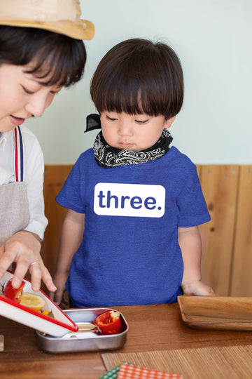 3Rd Birthday Shirt Boy Third Outfit 3 Year Old Toddler Gift Baby Tshirt Party Shirts (Charcoal Blue, 3T)