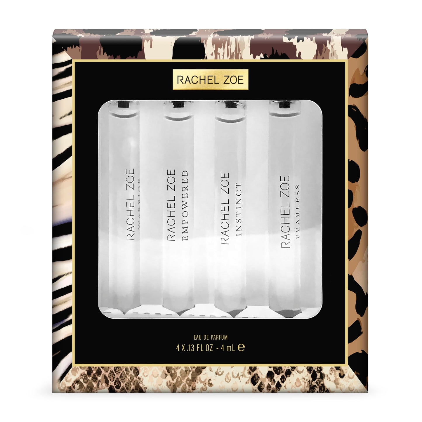 Rachel Zoe By Rachel Zoe For Women - 4 Pc Mini Gift Set 0.13Oz Fearless Edp Spray, 0.13Oz Warrior Edp Spray, 0.13Oz Instinct Edp