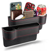 banvertova Car Seat Gap Filler Organizer | Console Side Caddy with Cup Holder & Storage for Phone, Wallet, Keys. (1 pcs)