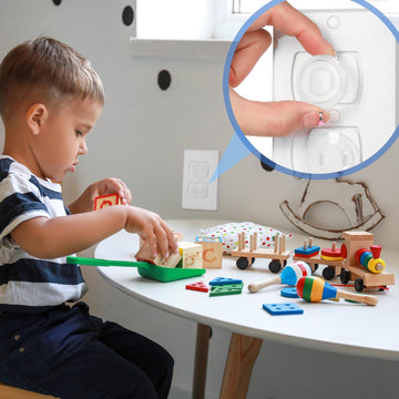 Thyle 200 Pcs Outlet Covers Bulk Child Baby Proofing Plug Covers For Electrical Outlets Easy Install Socket Sturdy Safe Secure B