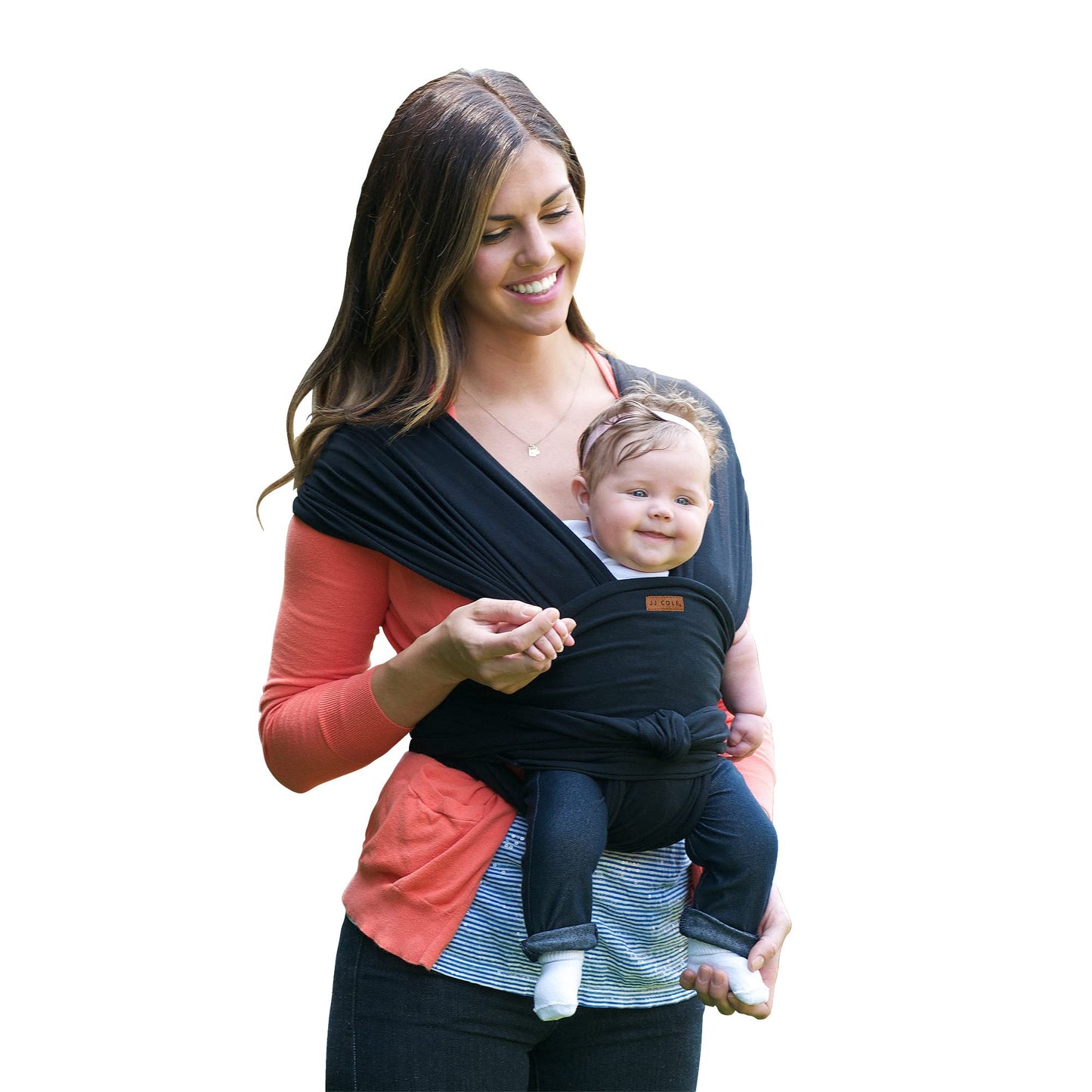 JJ Cole Agility Flex Stretch Baby Carrier - Infant Carrier to Toddler Carrier - 1 Size fits Most Parents - Women 6-20 and Men XS