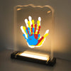 Bixinyo Family Handprint Kit With Light, Baby Hand And Footprint Kit, Family Gifts For New Parents, Adoption Gifts, New Mom Gift