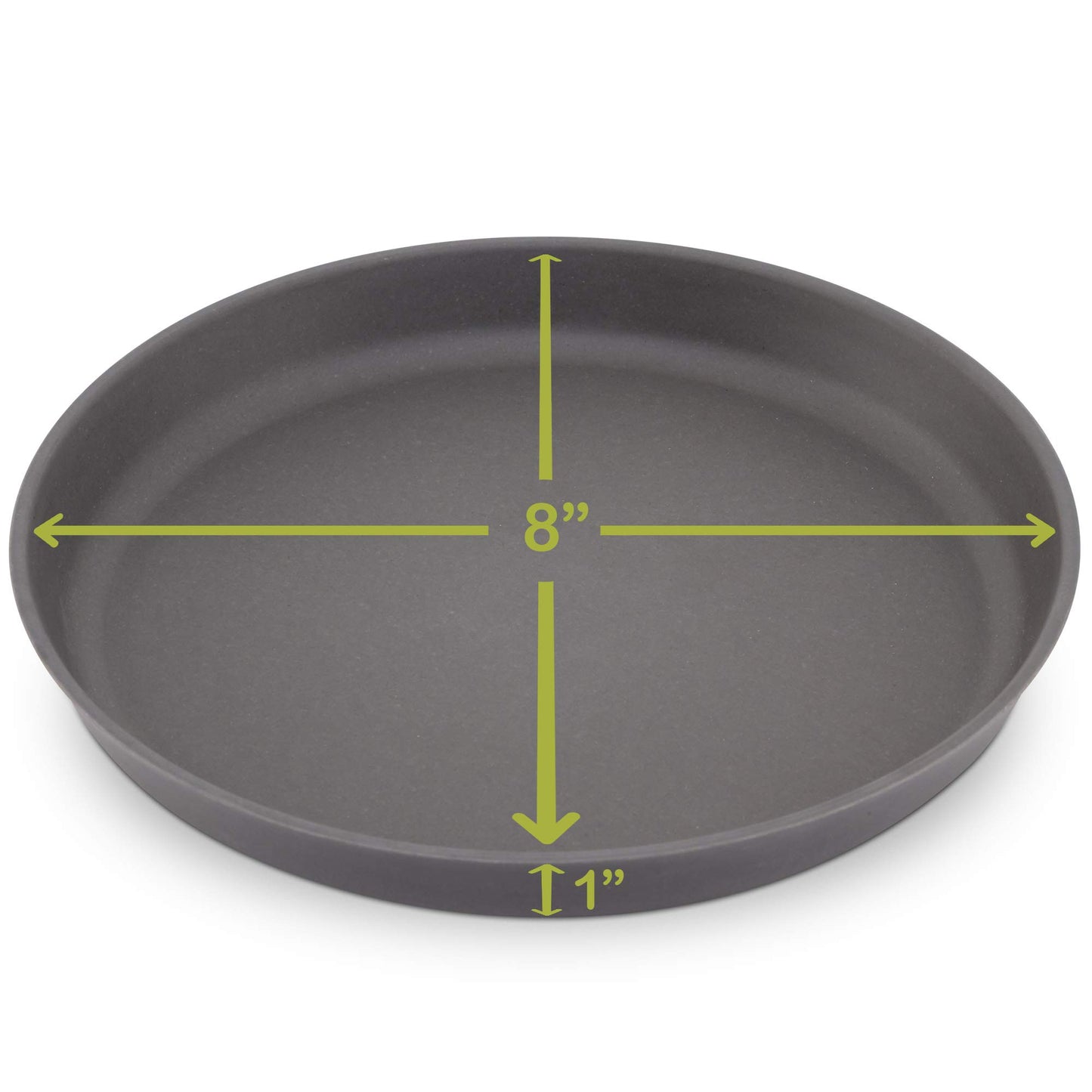 Weesprout Bamboo Plates (Blue, Green, Gray, & Beige, Without Lids)