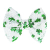 Lanmerry St.Patrick'S Day 5 Inch Sequins Bow Hair Clips Clover Glitter Bow Green Hairpins Alligator Barrettes Large Hair Bows Co