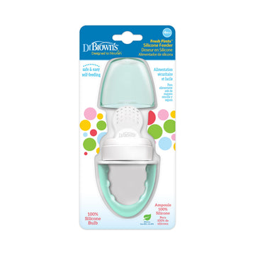 Dr. Brown'S Designed To Nourish, Fresh Firsts Silicone Feeder, Mint, One Size