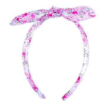 Barbie Headbands For Girls| 4Pc Barbie Toddler Headband And Hair Ties| Knotted Headband Fully Cover By Soft Barbie Designed Fabr