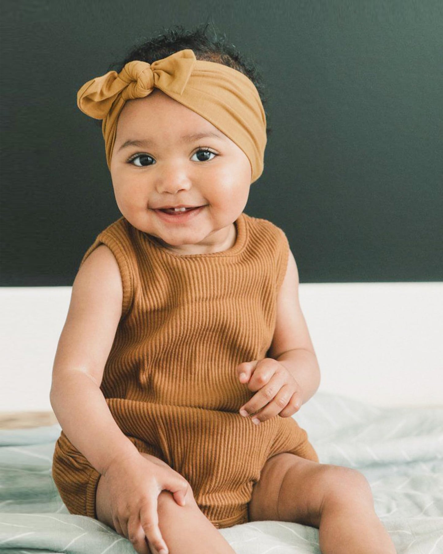 Jollybows 3Pcs Baby Nylon Headbands Hairbands Hair Bow Elastics For Baby Girls Newborn Infant Toddlers Kids (8-White+Beige+Ginge