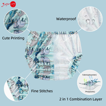 Joyo Roy Training Underwear For Boys - 1T Rubber Pants For Potty Training - Plastic Diaper Cover - Swim Diaper Covers For Toddle