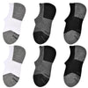 Jormatt 6 Pairs Toddler Little Girls Boys No Show Socks Thin Cotton Soft Anti Slip Low Cut Socks Breathable With Grips, Xxs