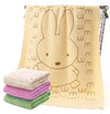 DRESSABLY Cotton Washcloth 450 GSM for New Born Baby/Infants/Toddlers Soft Bath Towel (Multicolour, Small, 48cm x 84cm)
